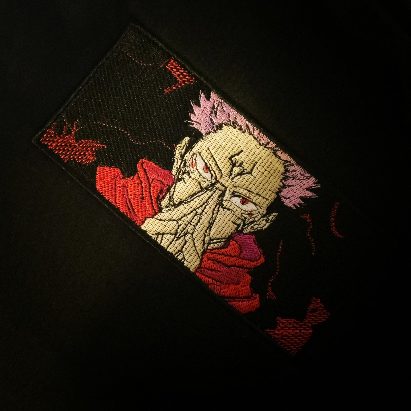 LIMITED JUJUTSU KAISEN YUJI ITADORI EMBROIDERED HOODIE