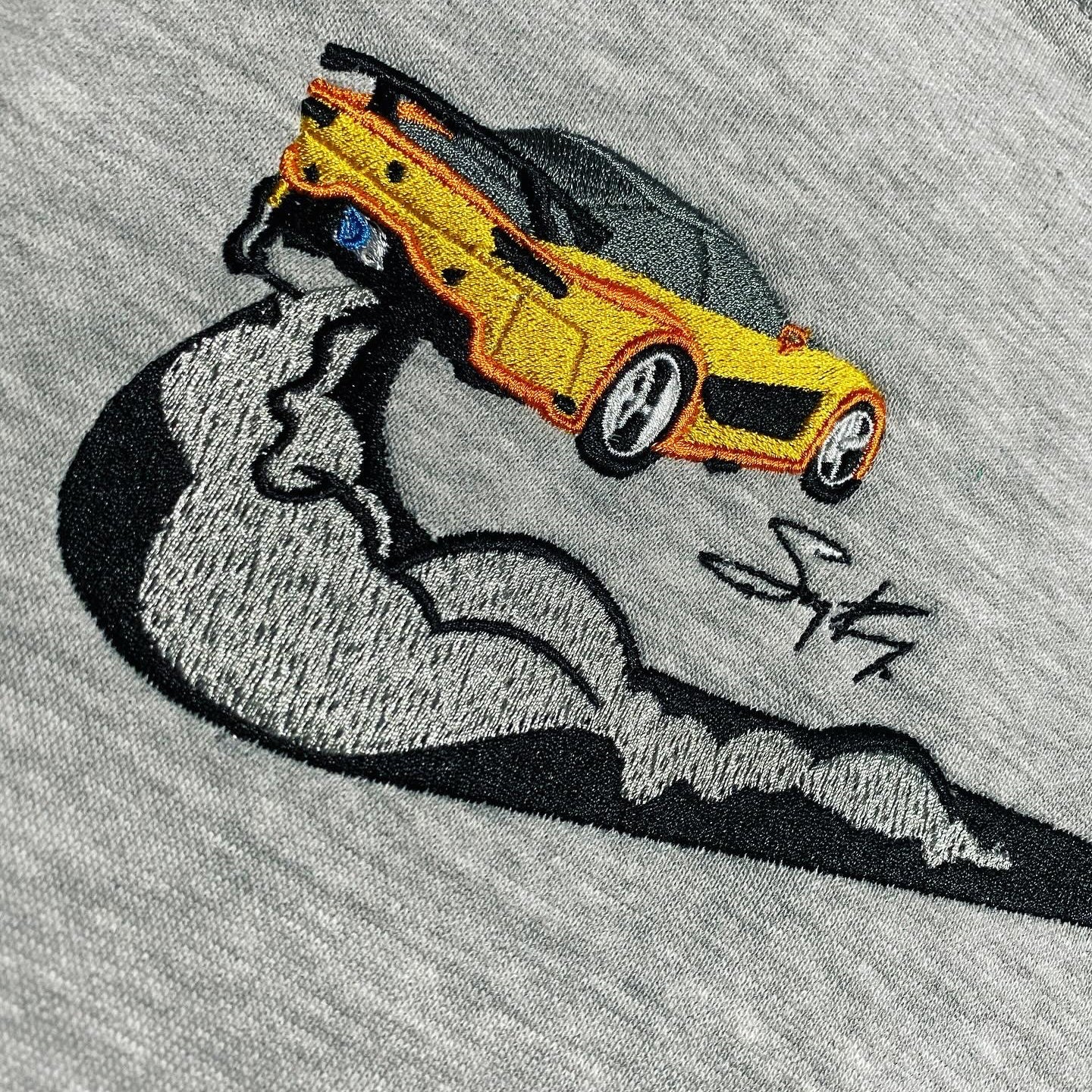 LIMITED Han's RX7 Just Drift It EMBROIDERED HOODIE