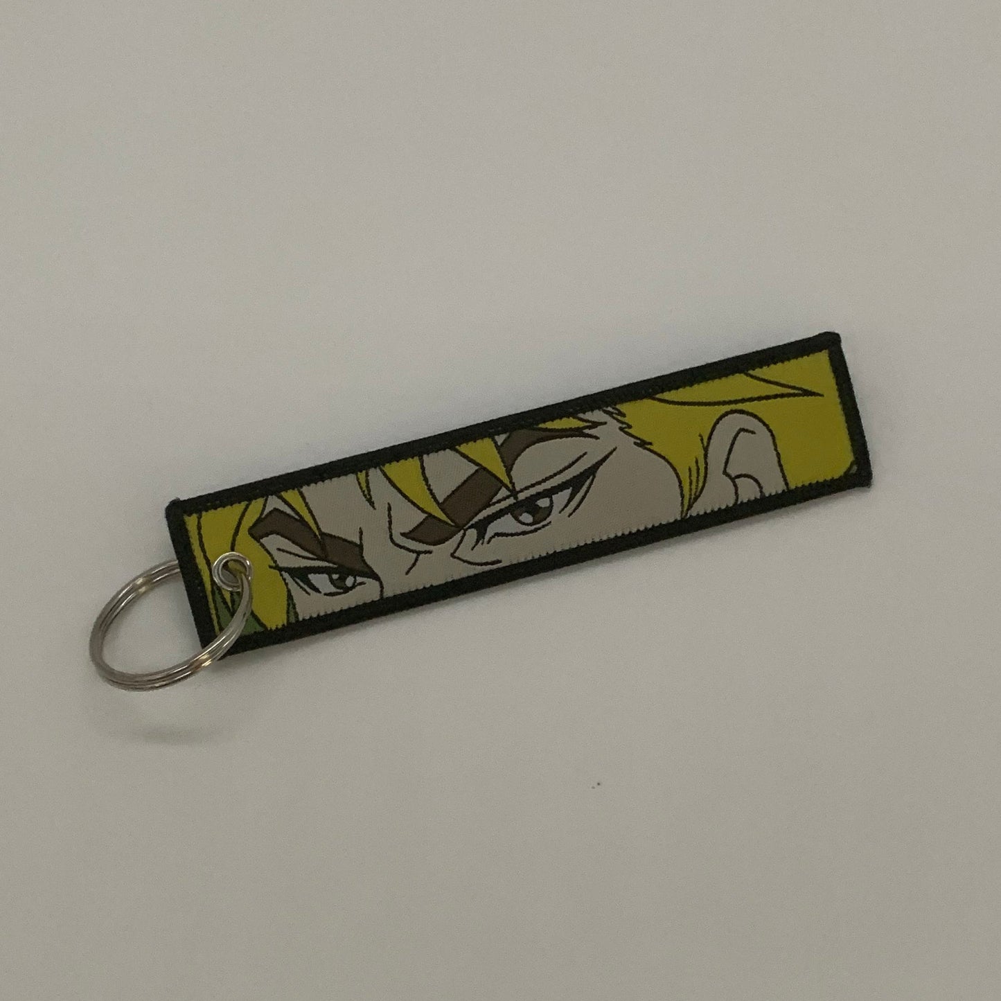 LIMITED JoJo's Bizarre Adventure Dio Brando EMBROIDERED KEY CHAIN