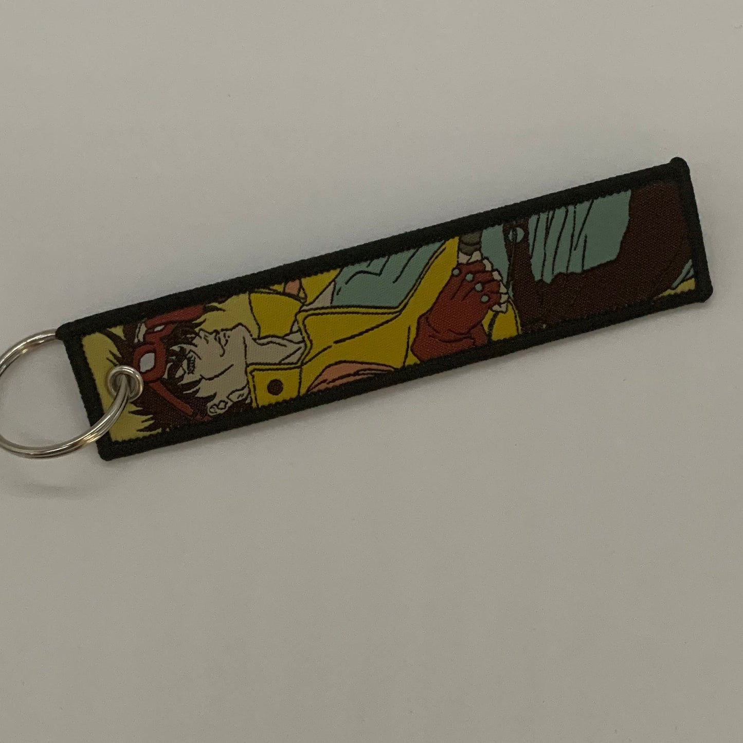 LIMITED JoJo's Bizarre Adventure Joseph Joestar EMBROIDERED KEY CHAIN