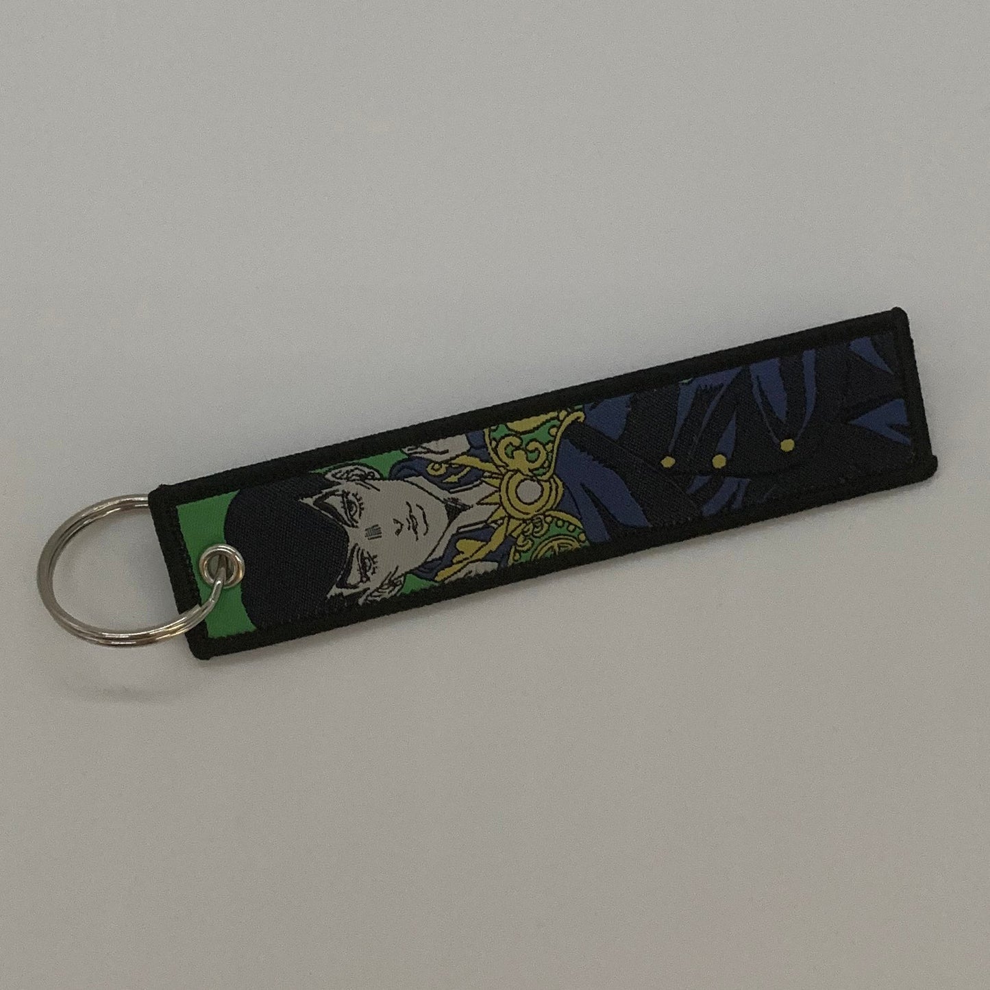 LIMITED JoJo's Bizarre Adventure Josuke Higashikata EMBROIDERED KEY CHAIN