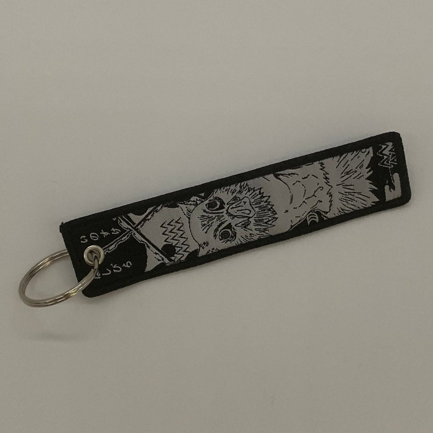 LIMITED Demon Slayer Inosuke Rage EMBROIDERED KEY CHAIN