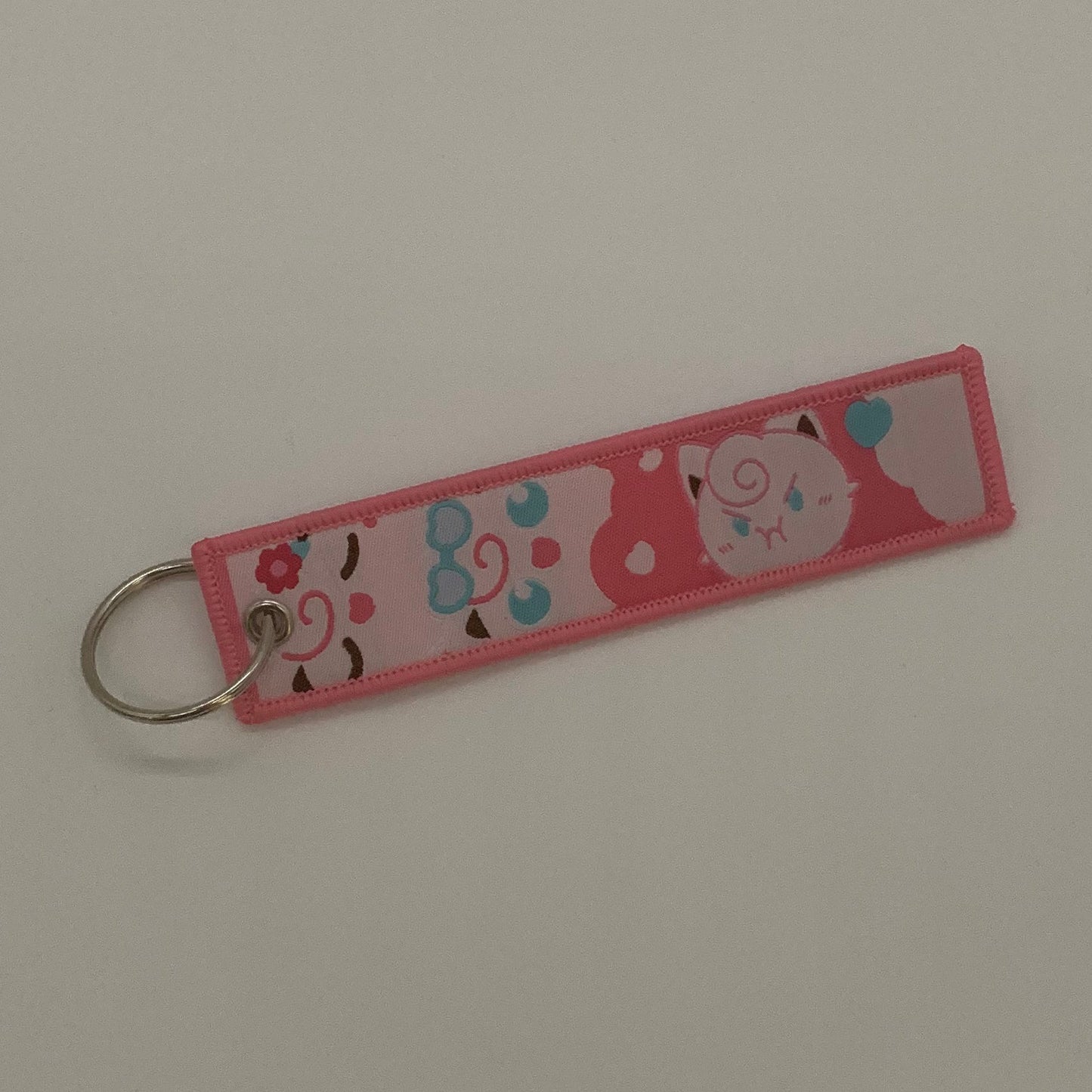 LIMITED Pokémon Jigglypuff EMBROIDERED KEY CHAIN