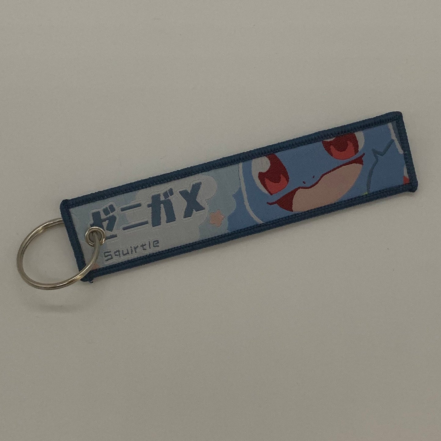 LIMITED Pokémon Squirtle EMBROIDERED KEY CHAIN