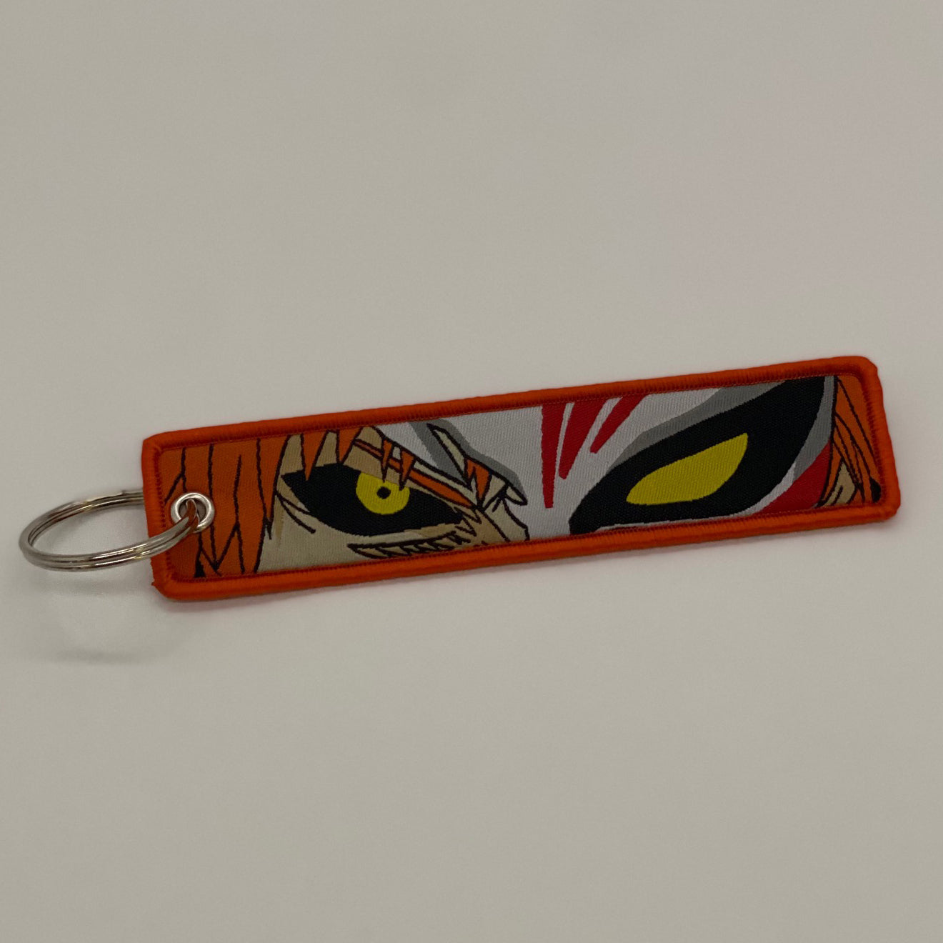 LIMITED Bleach Ichigo Hollow Mask EMBROIDERED KEY CHAIN