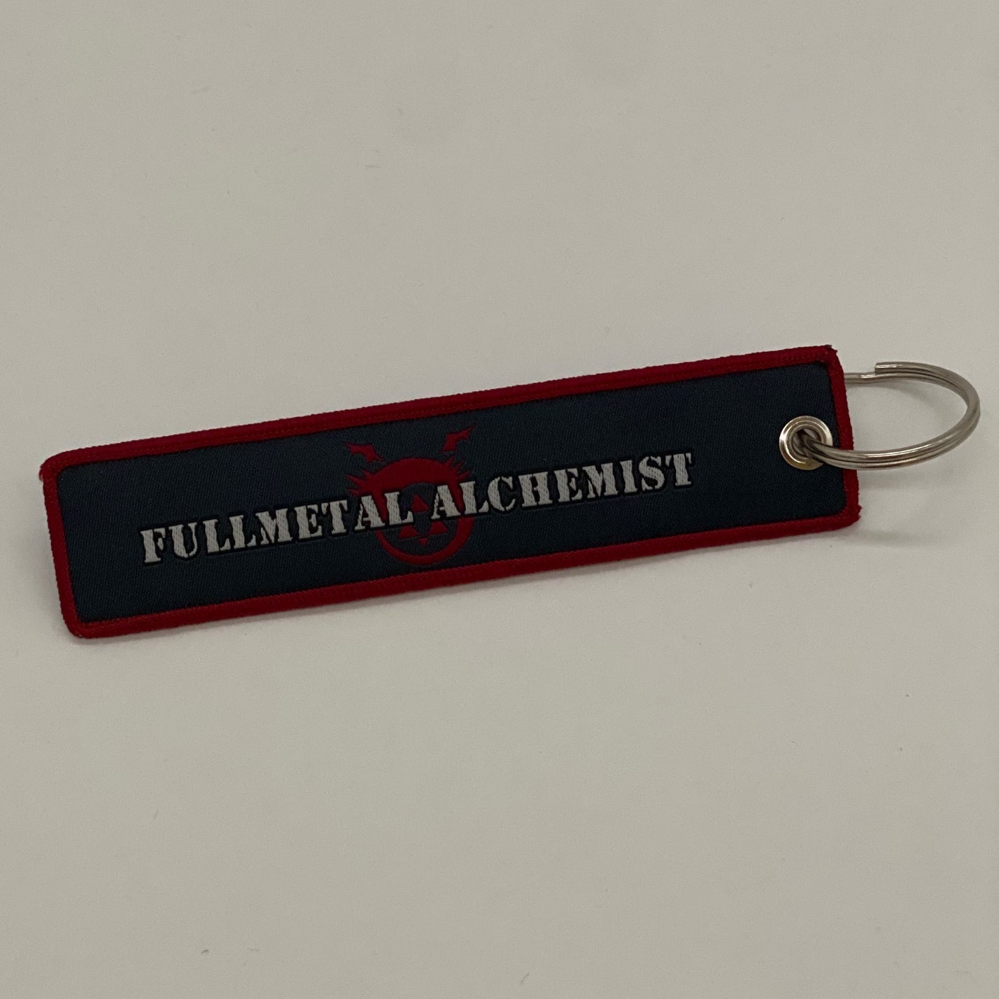 LIMITED Full Metal Alchemist Edward Elric EMBROIDERED KEY CHAIN