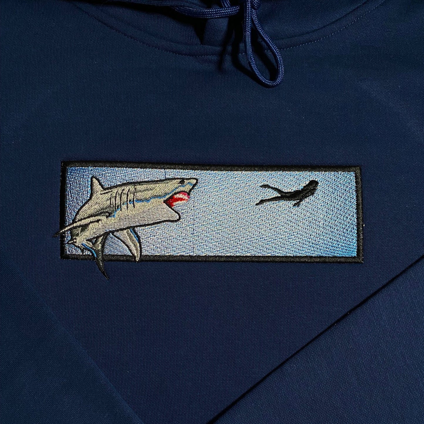 Limited Shark Attack Streetwear EMBROIDERED HOODIE