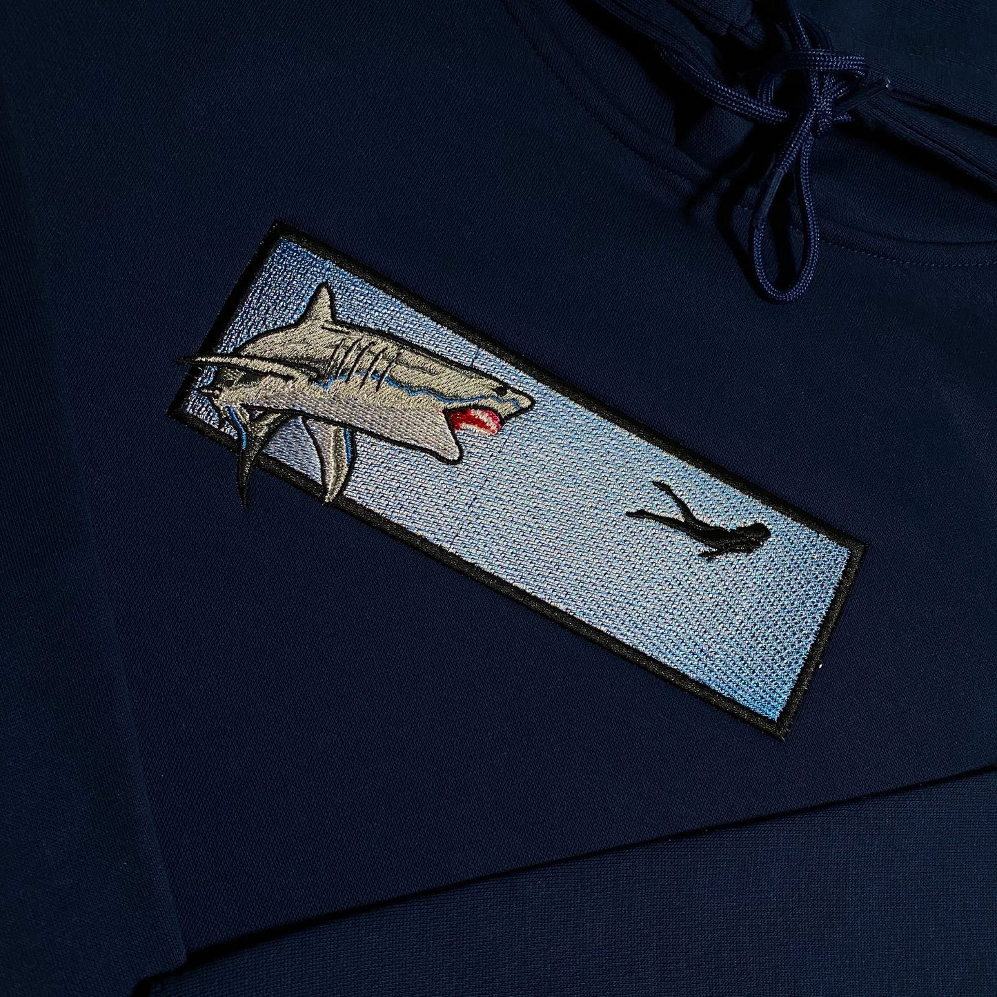 Limited Shark Attack Streetwear EMBROIDERED HOODIE