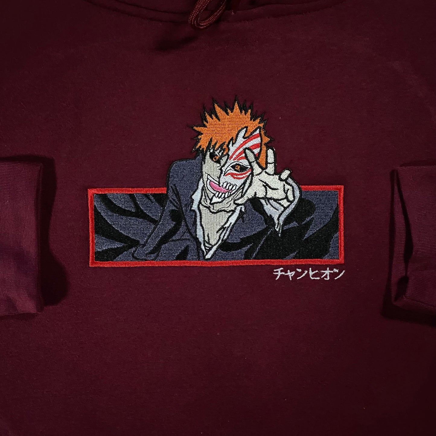 LIMITED Bleach Hollowfied Ichigo EMBROIDERED HOODIE