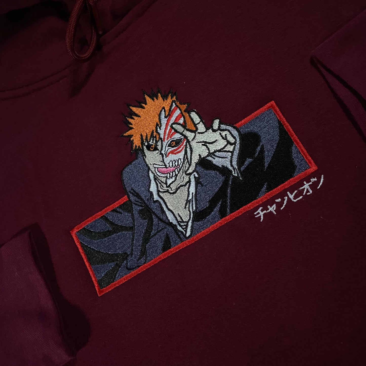 LIMITED Bleach Hollowfied Ichigo EMBROIDERED HOODIE