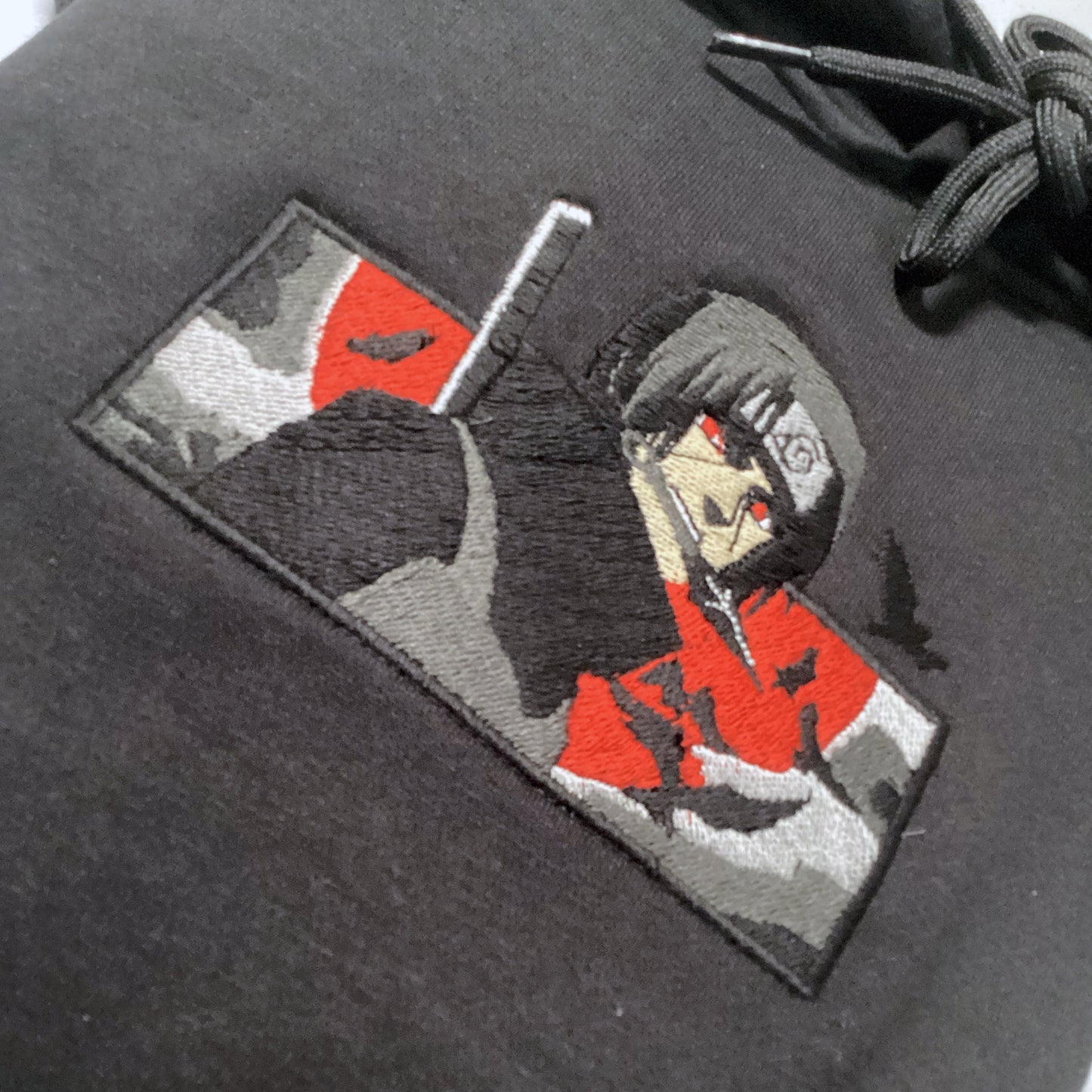 LIMITED SASUKE ITACHI RAGE BOXED EMBROIDERED ANIME HOODIE