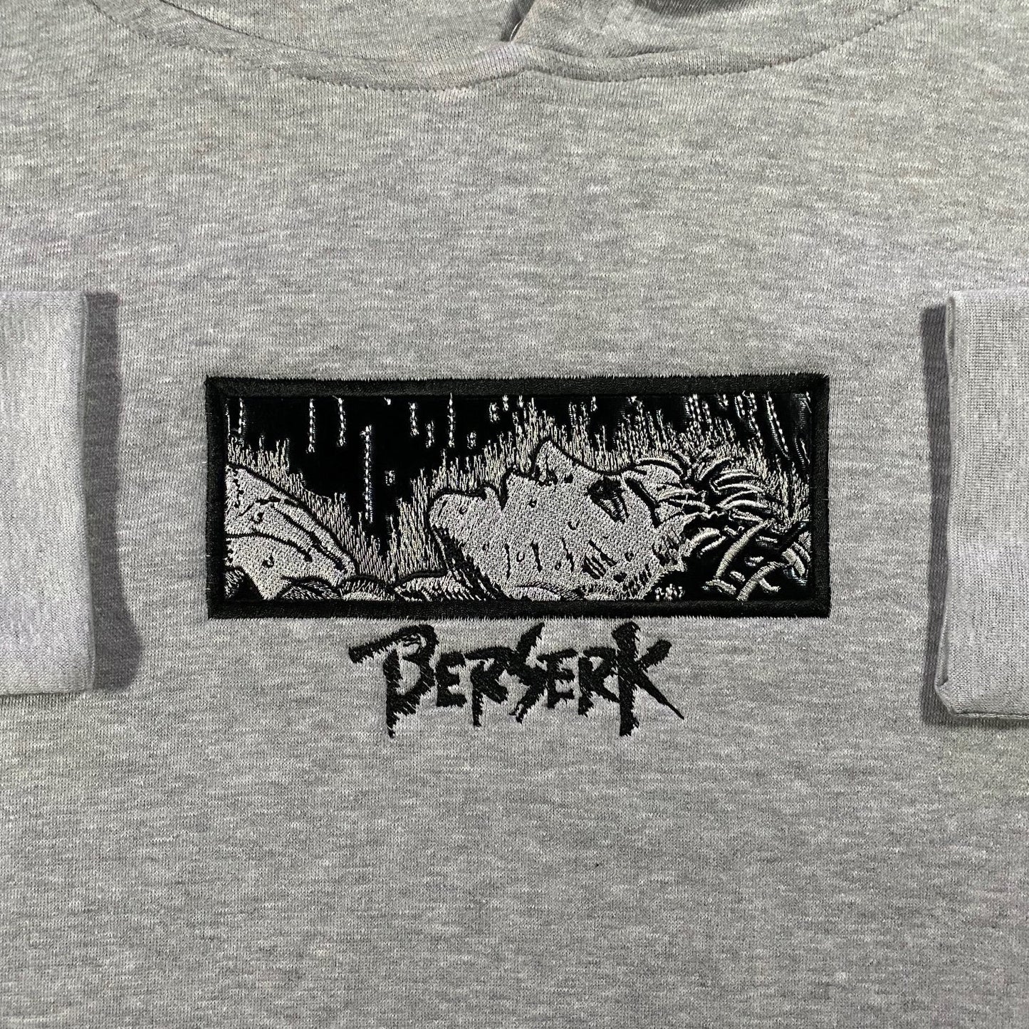 LIMITED Berserk Guts Rain on Me EMBROIDERED HOODIE