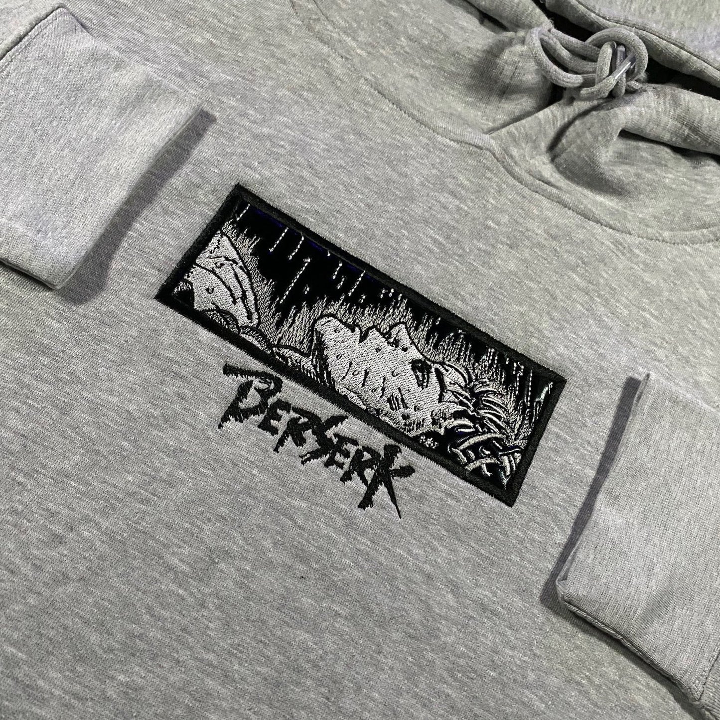 LIMITED Berserk Guts Rain on Me EMBROIDERED HOODIE