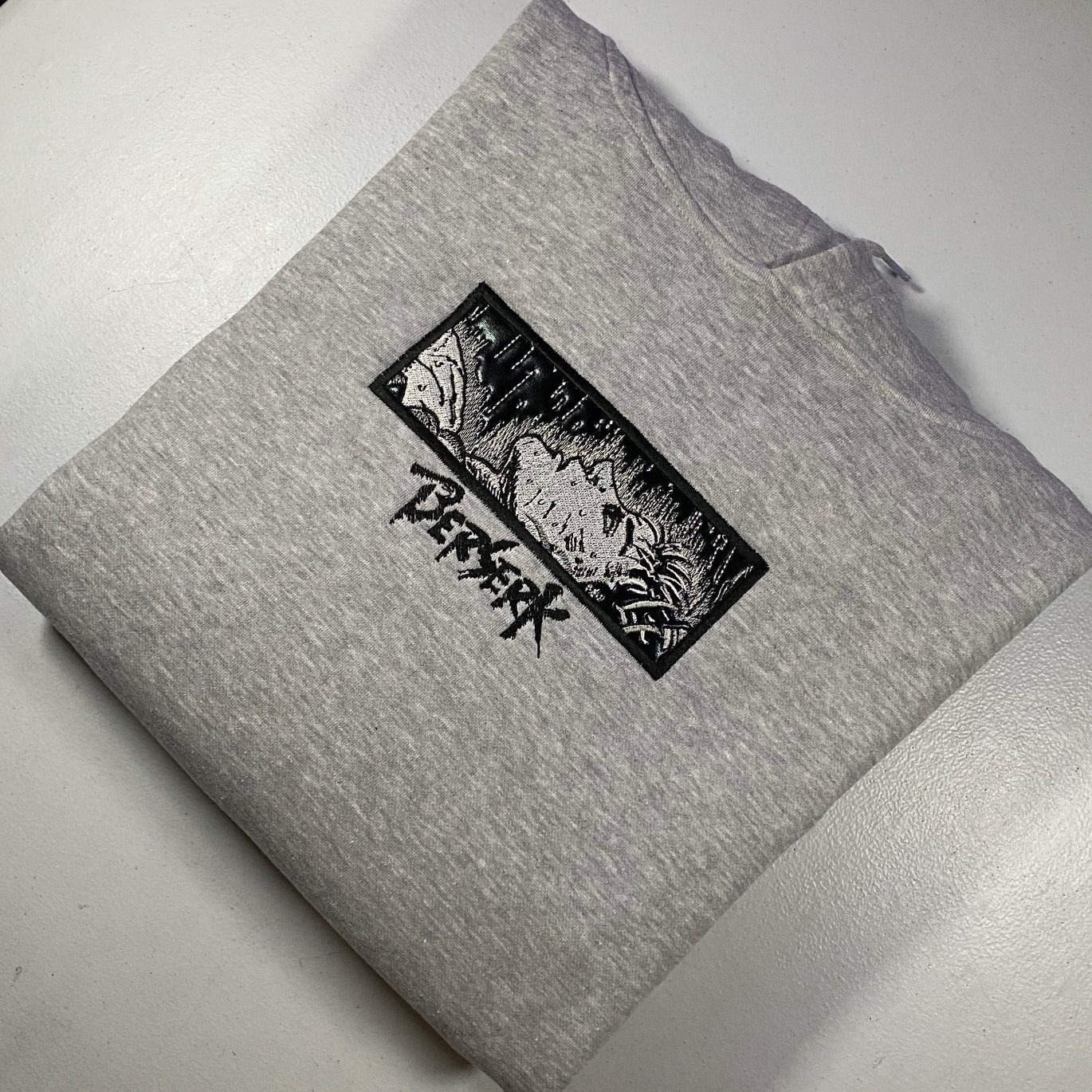 LIMITED Berserk Guts Rain on Me EMBROIDERED HOODIE