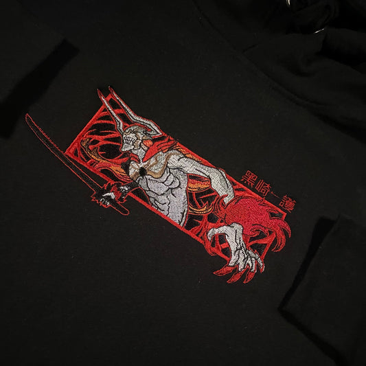 LIMITED Bleach Ichigo Hollow Demon EMBROIDERED HOODIE