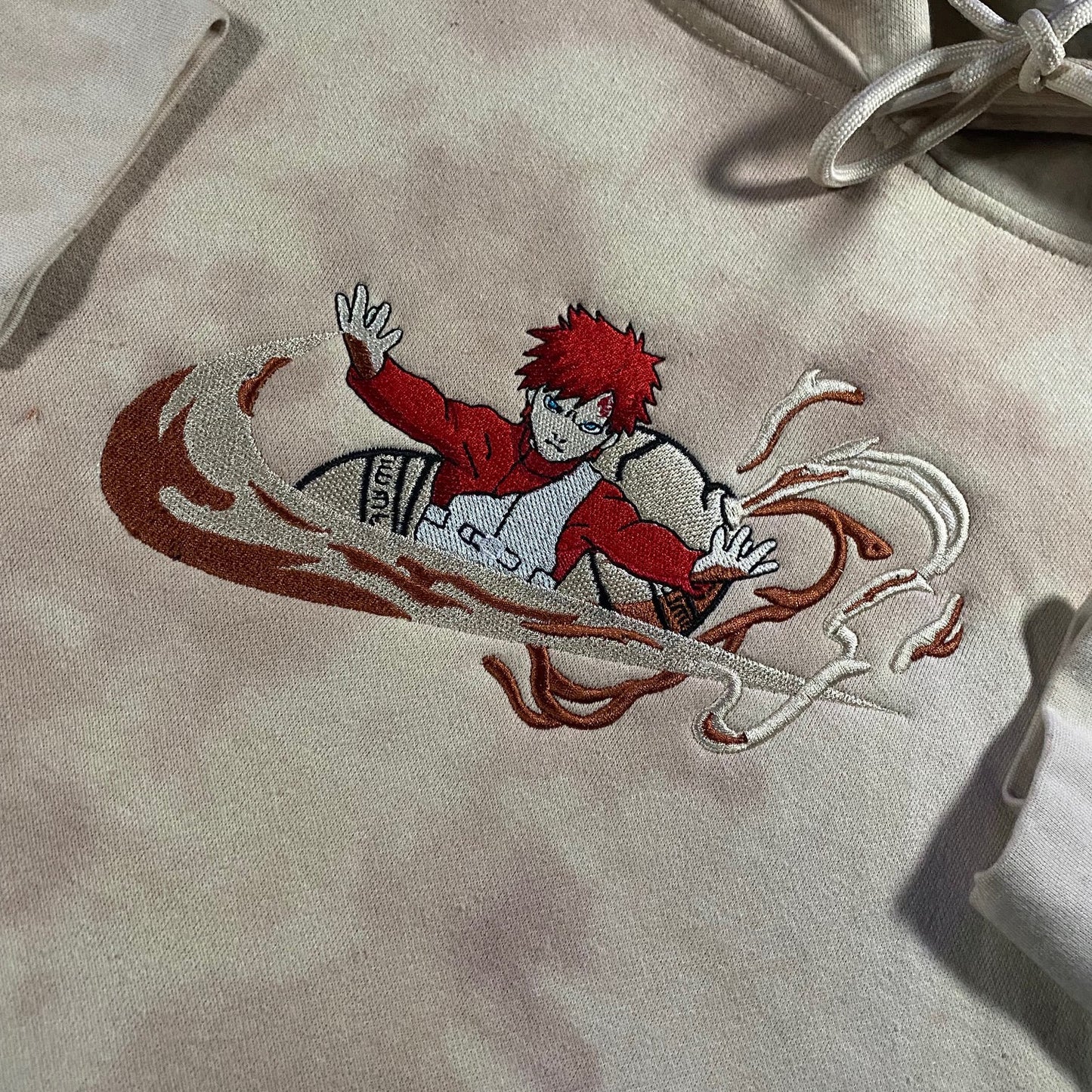 LIMITED Naruto Kasekage X Gaara EMBROIDERED Gym HOODIE