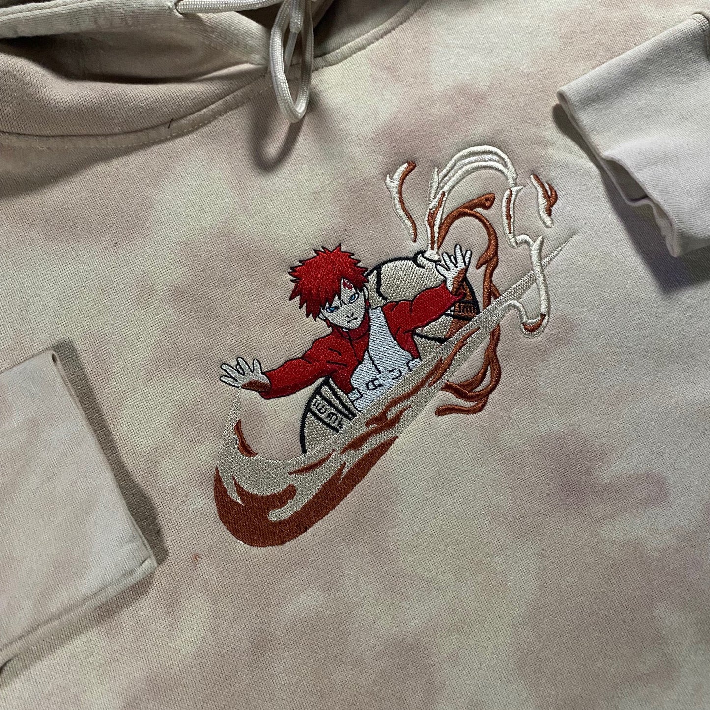 LIMITED Naruto Kasekage X Gaara EMBROIDERED Gym HOODIE