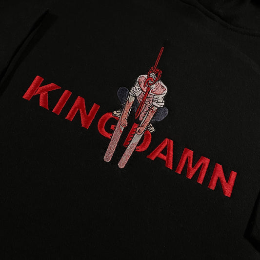 LIMITED Kingdamn Chainsaw Man EMBROIDERED HOODIE