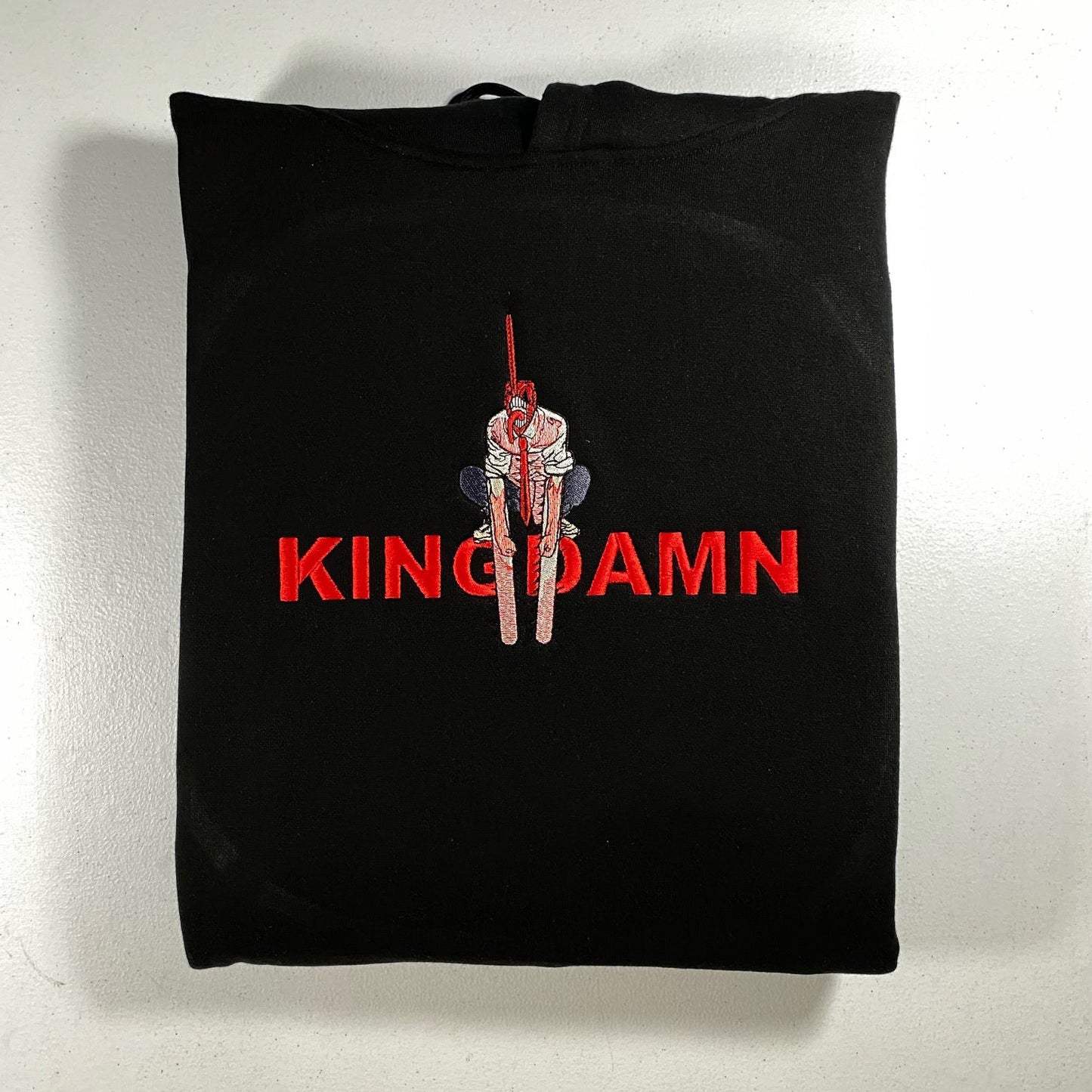 LIMITED Kingdamn Chainsaw Man EMBROIDERED HOODIE