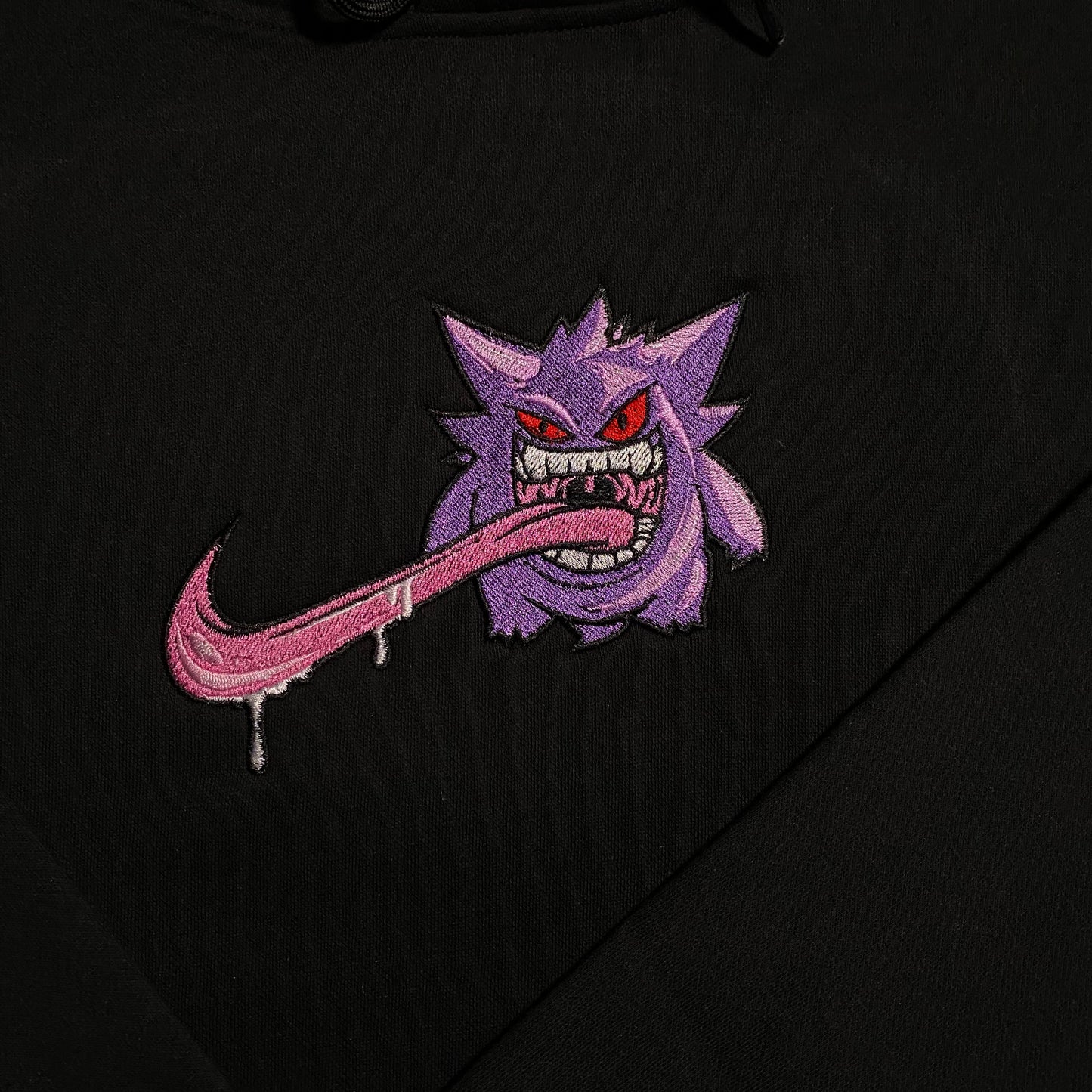 LIMITED Gengar X EMBROIDERED Gym HOODIE