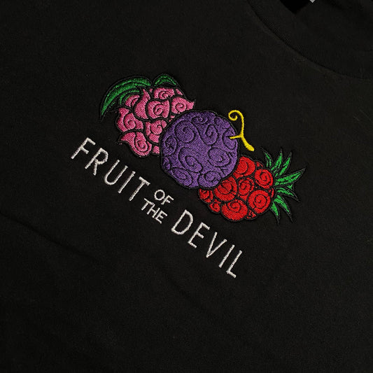 LIMITED Fruit of the Devil EMBROIDERED Gym HOODIE