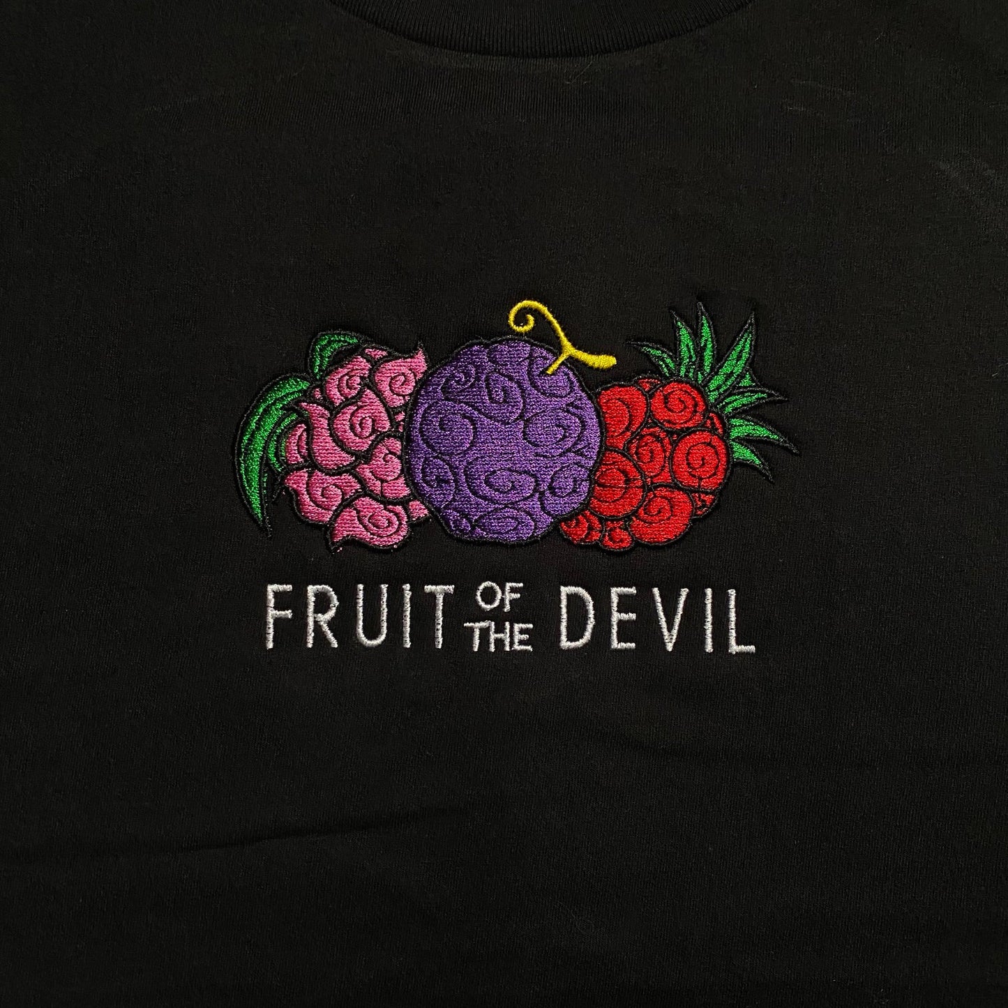 LIMITED Fruit of the Devil EMBROIDERED Gym HOODIE