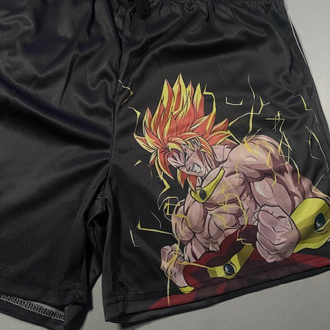 LIMITED DRAGONBALL BROLY GYM SHORTS