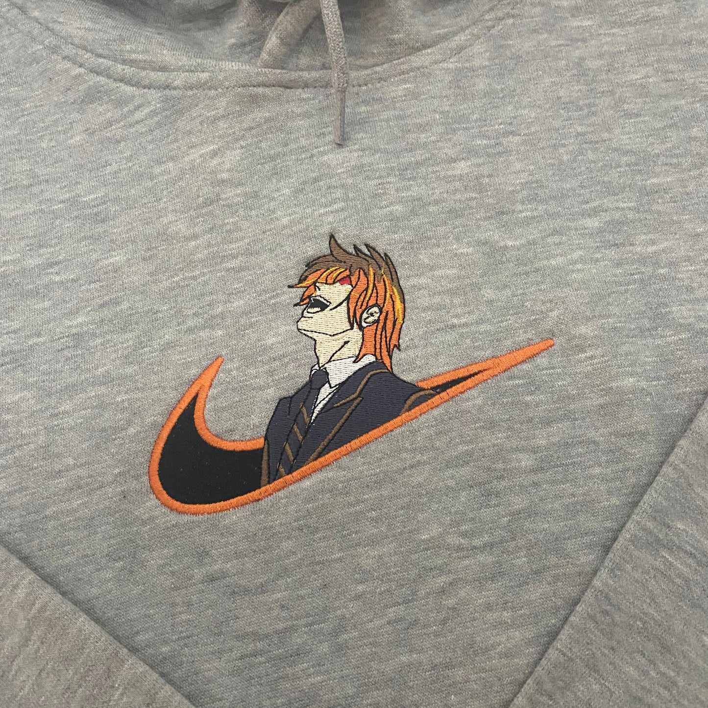 LIMITED DEATH NOTE LIGHT YAGAMI EMBROIDERED HOODIE