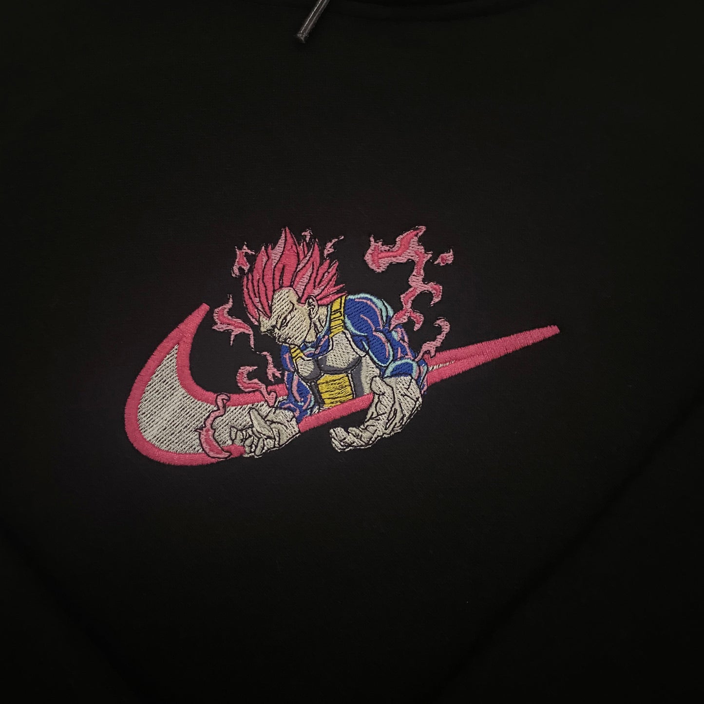 LIMITED DRAGONBALL SUPER ULTRA EGO VEGETA'S RAGE EMBROIDERED HOODIE