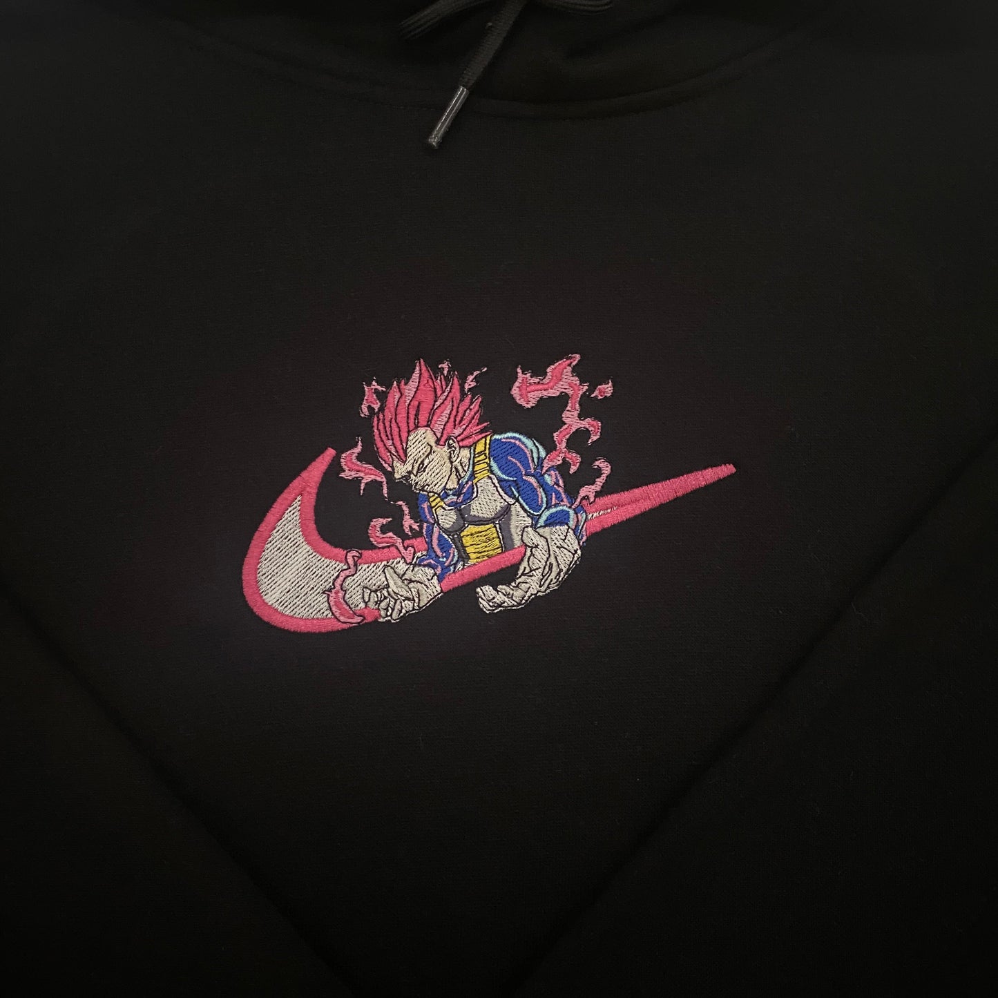 LIMITED DRAGONBALL SUPER ULTRA EGO VEGETA'S RAGE EMBROIDERED HOODIE