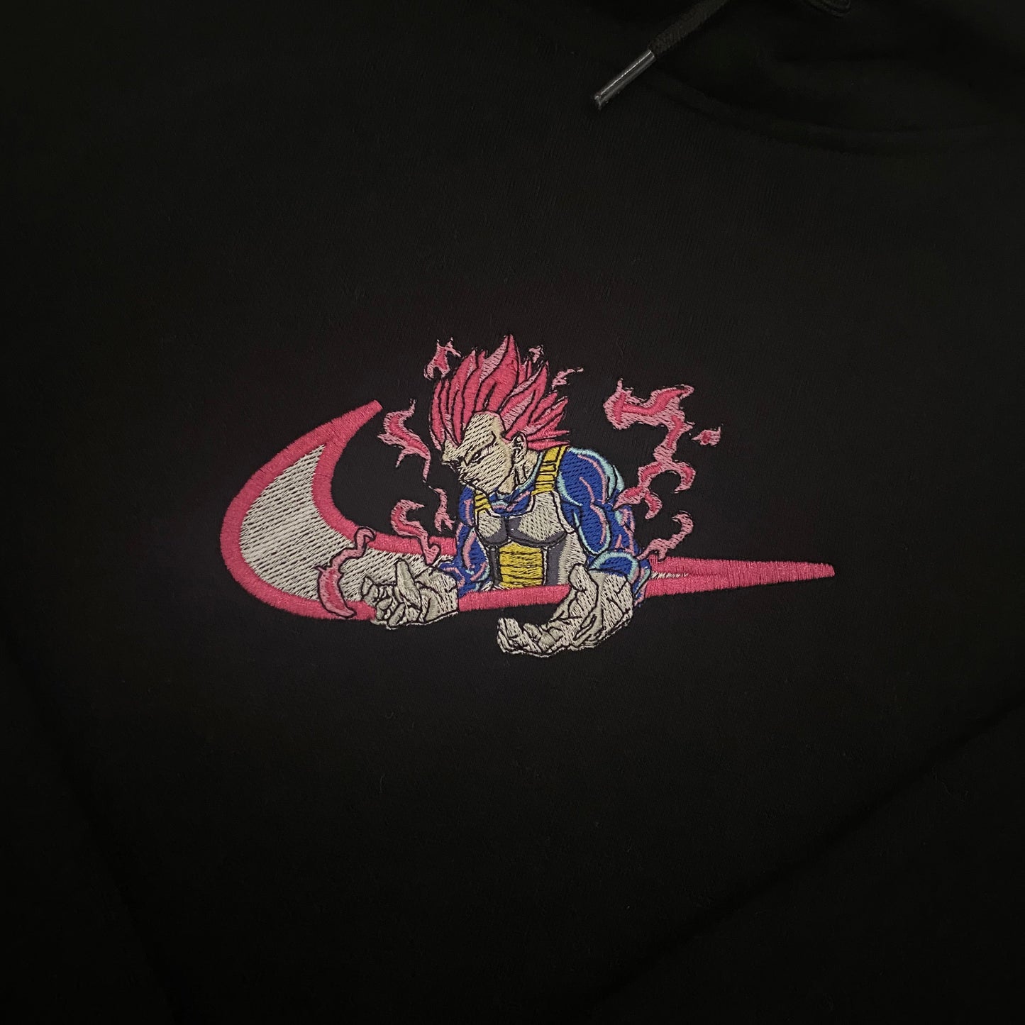 LIMITED DRAGONBALL SUPER ULTRA EGO VEGETA'S RAGE EMBROIDERED HOODIE