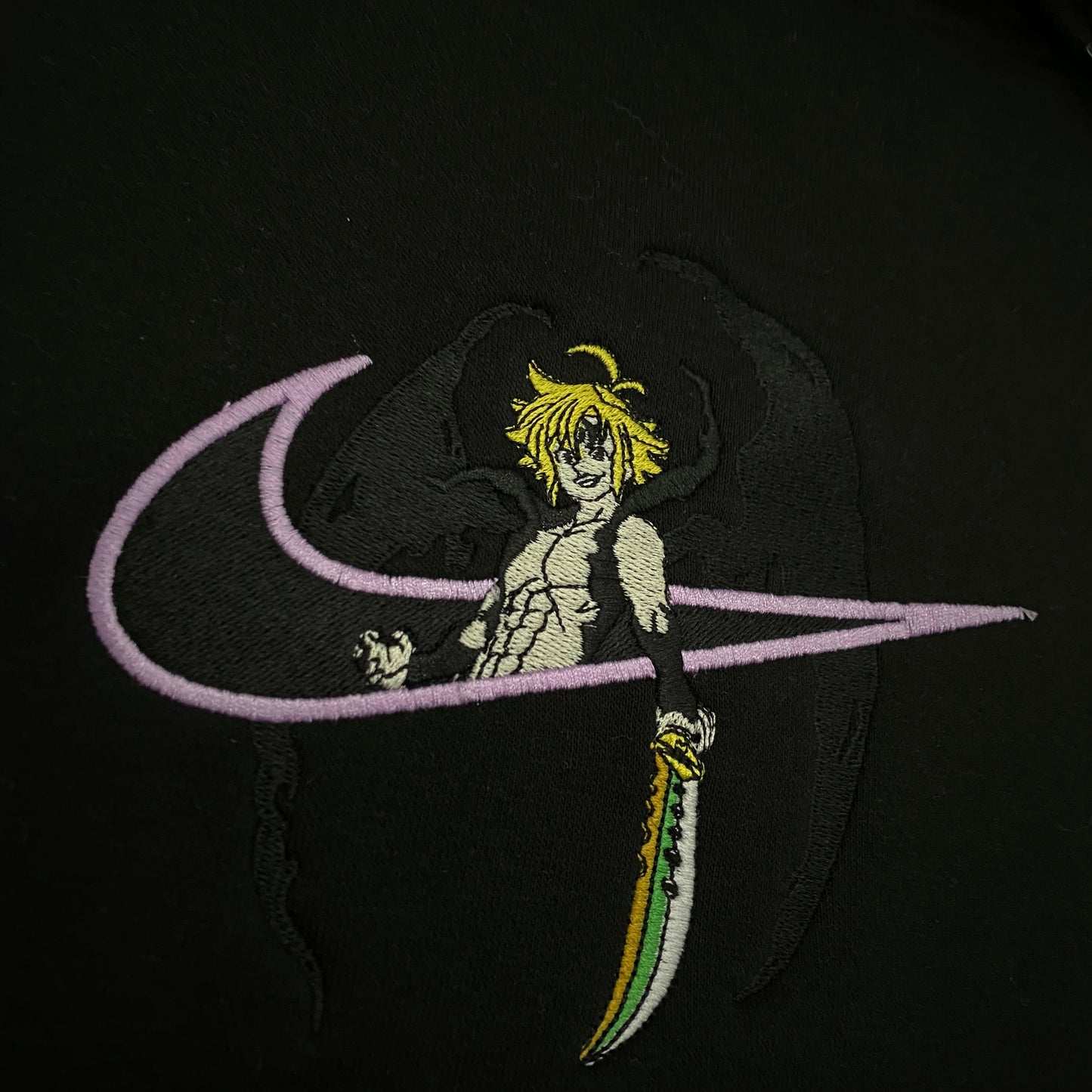 LIMITED MELIODAS X SEVEN DEADLY SINS EMBROIDERED HOODIE