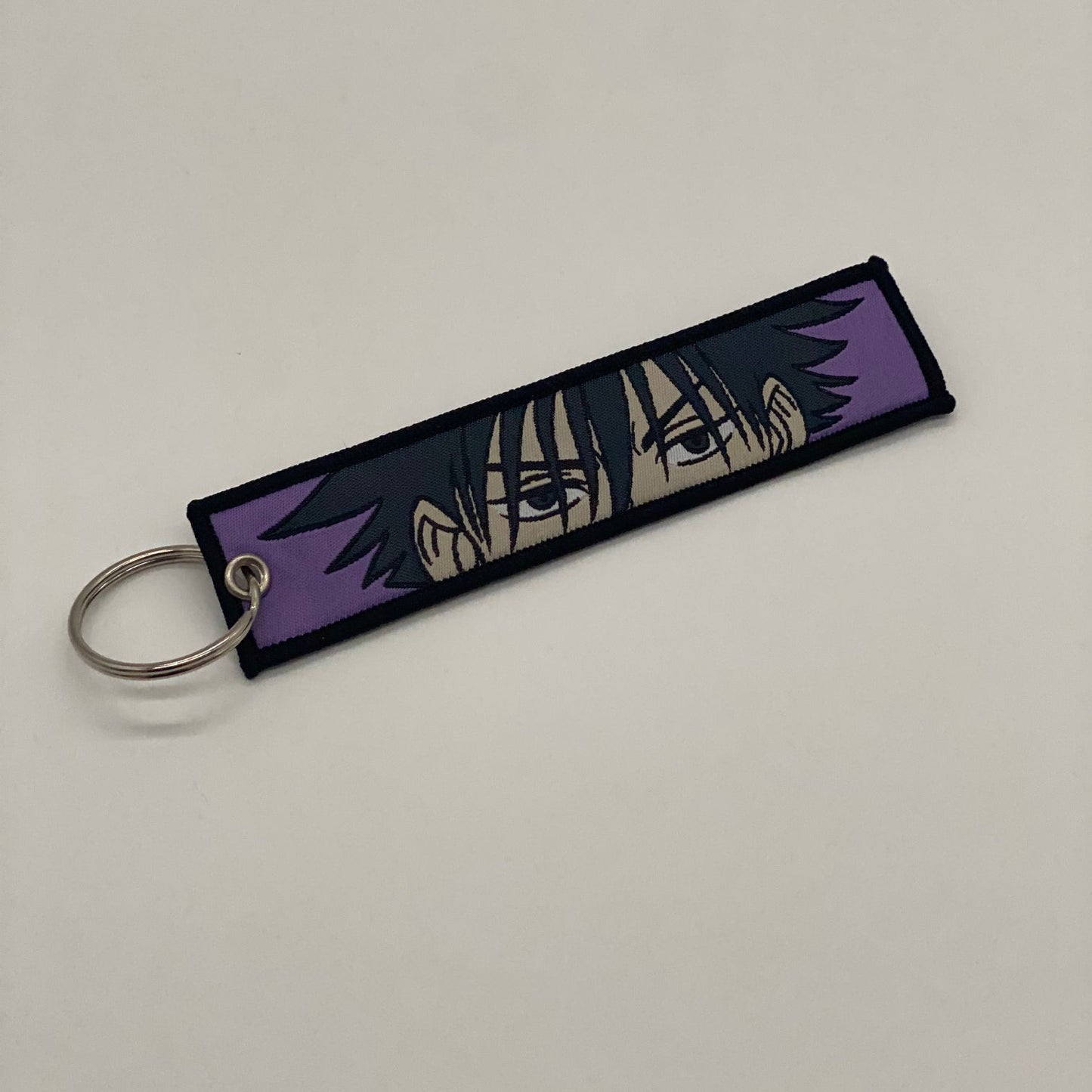 LIMITED JUJUTSU KAISEN DIVINE DOGS MEGUMI FUSHIGURO DUAL-SIDED EMBROIDERED KEY CHAIN/TAG