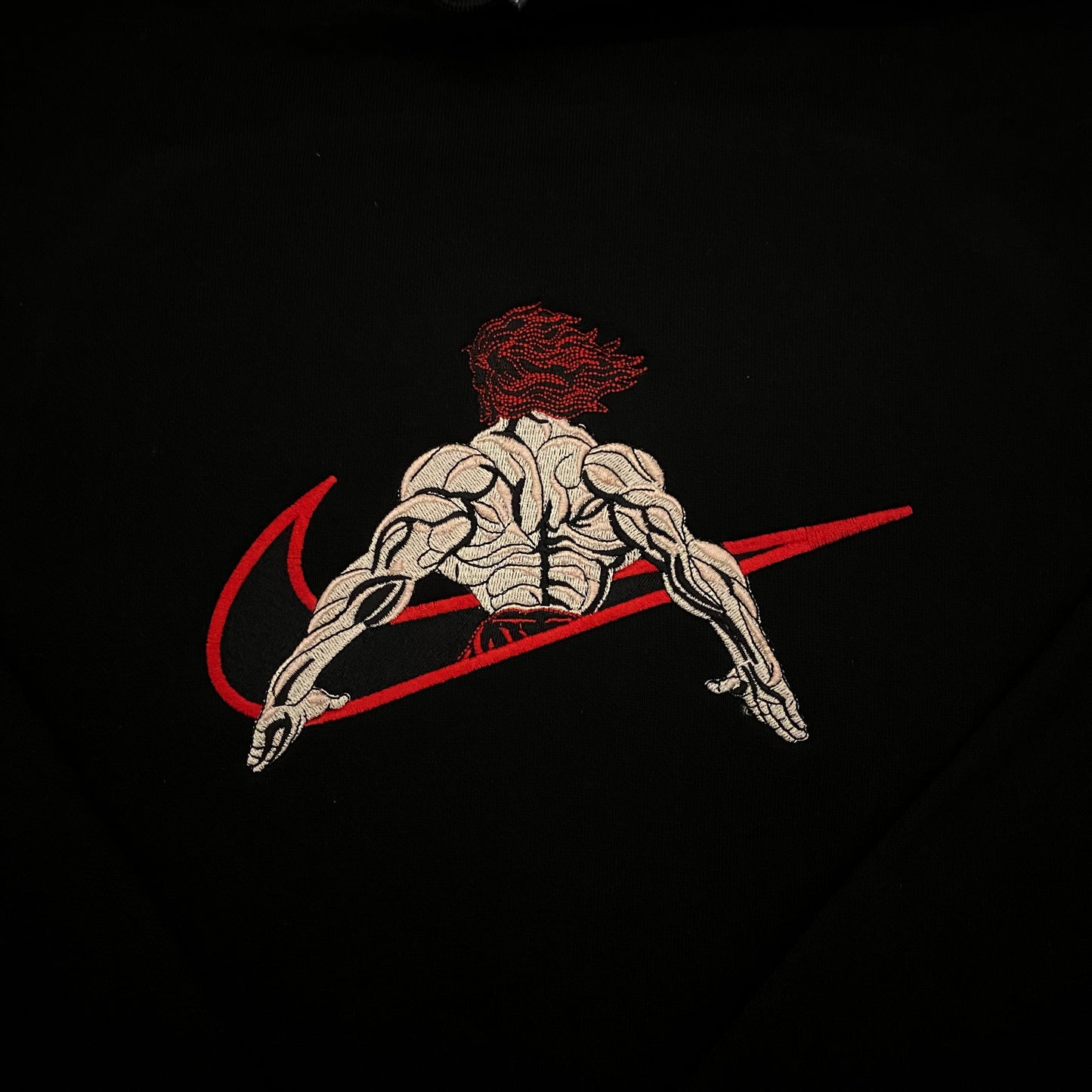 LIMITED YUJIRO NATTY HANMA EMBROIDERED HOODIE