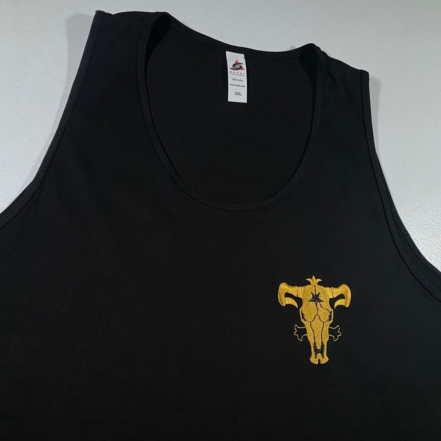 Anime Manga Inspired Embroidered Gym Tank Top