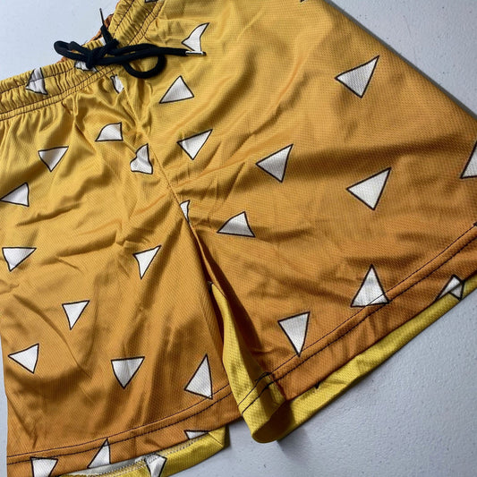 LIMITED DEMON SLAYER ZENITSU GYM SHORTS