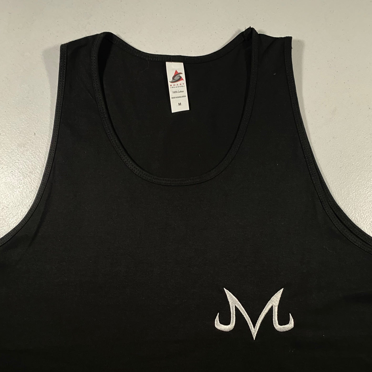 Anime Manga Inspired Embroidered Gym Tank Top