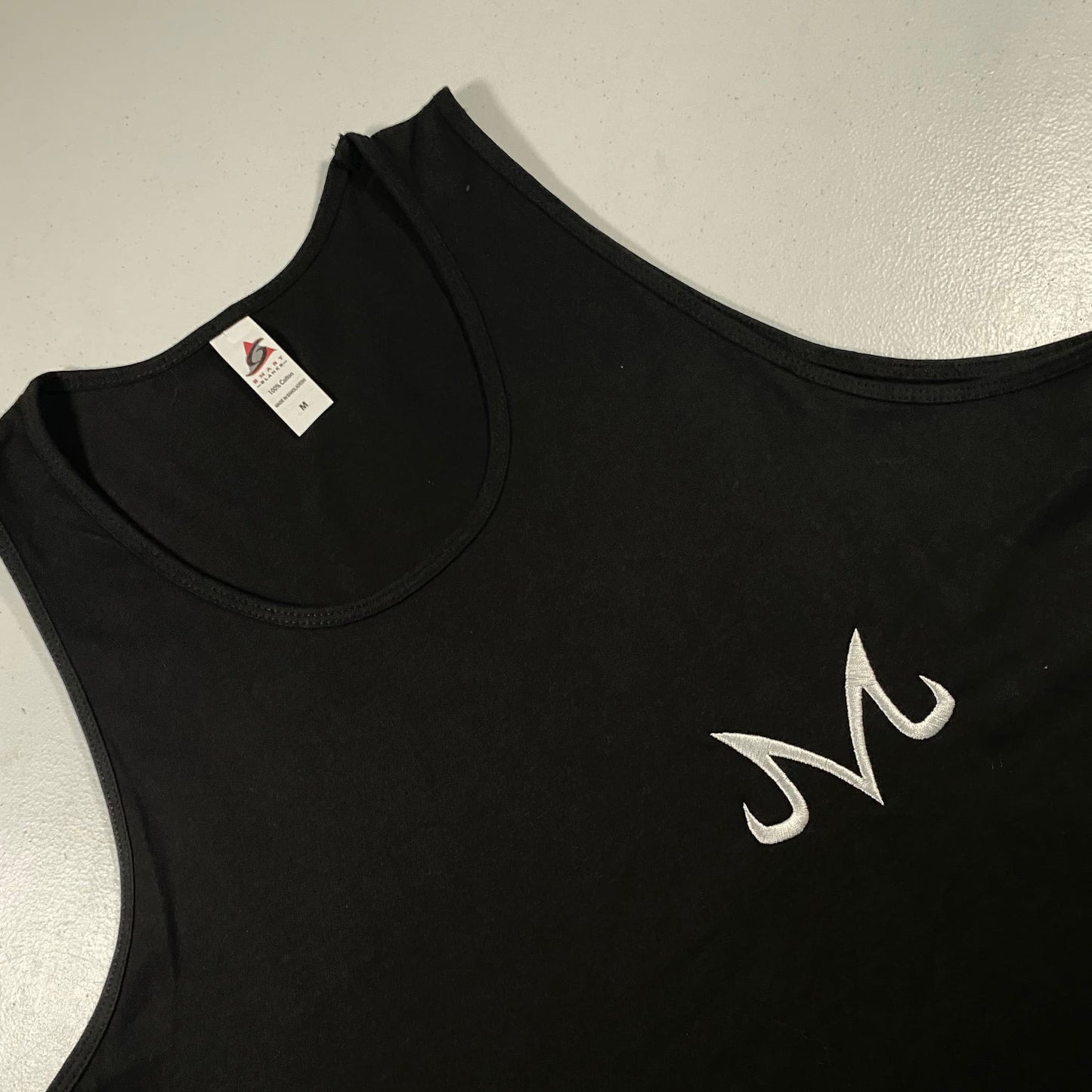 Anime Manga Inspired Embroidered Gym Tank Top