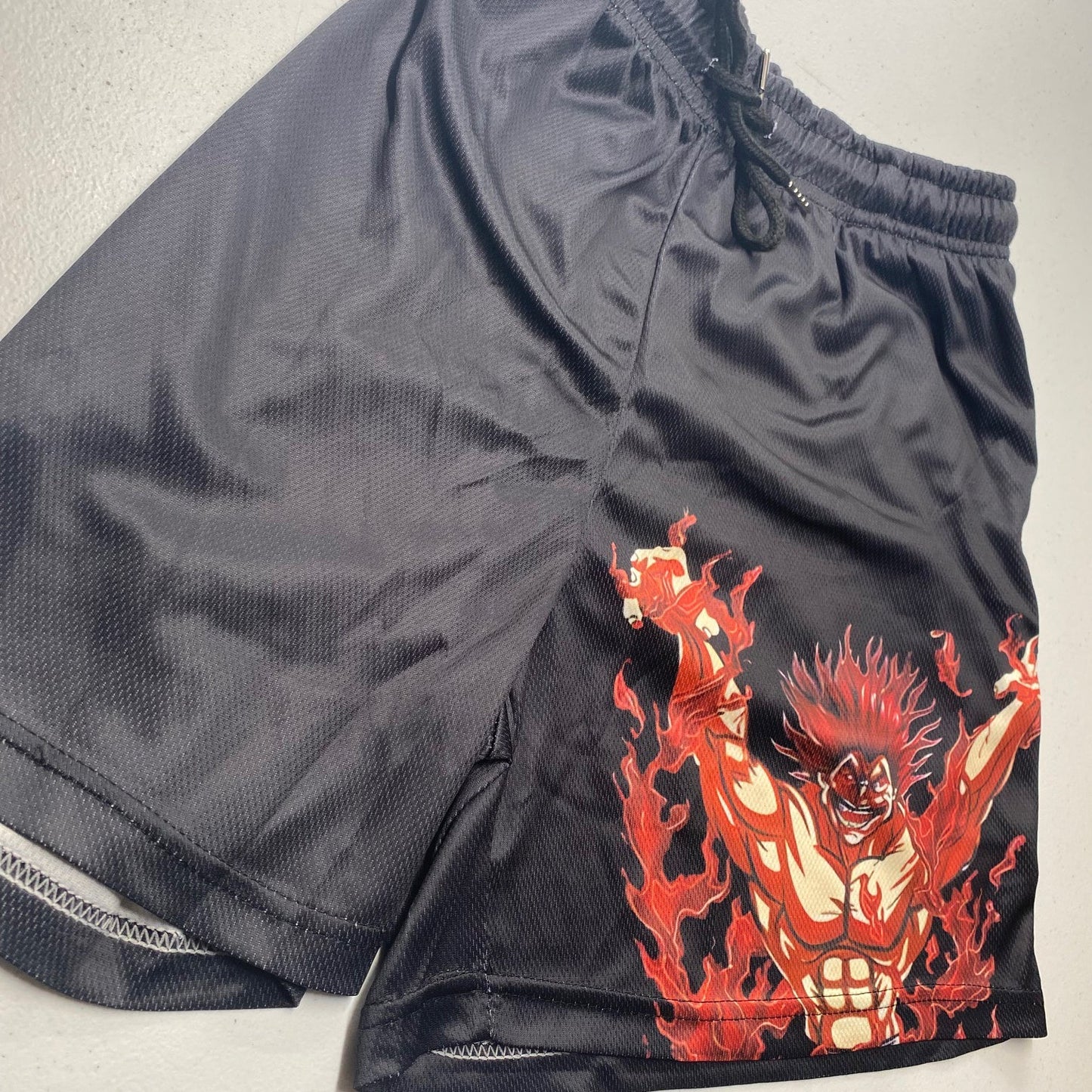 LIMITED BAKI YUJIRO HANMA GYM SHORTS