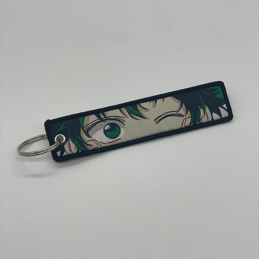 LIMITED My Hero Academia Deku Midoriya EMBROIDERED KEY CHAIN