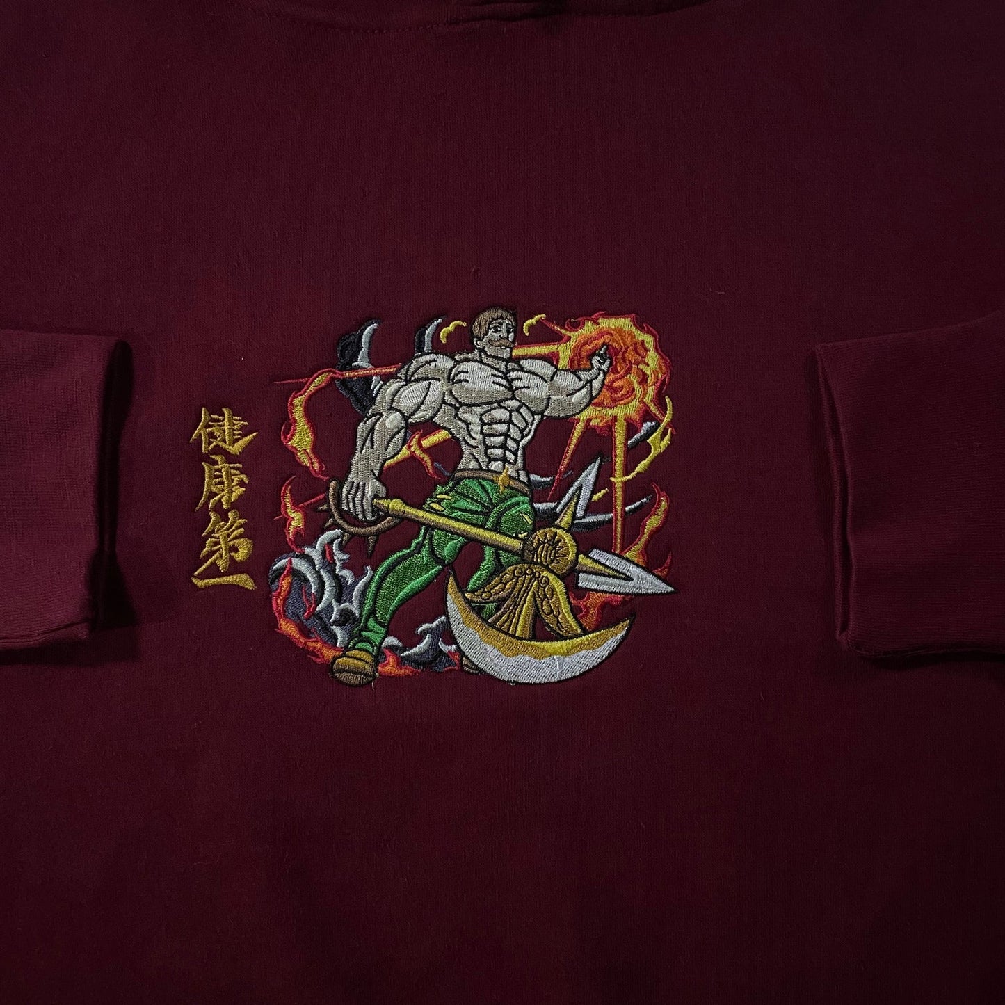 LIMITED Seven Deadly Sins Escanor Lion Sin of Pride EMBROIDERED HOODIE