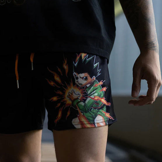 LIMITED HUNTER X HUNTER GON FREECSS GYM SHORTS