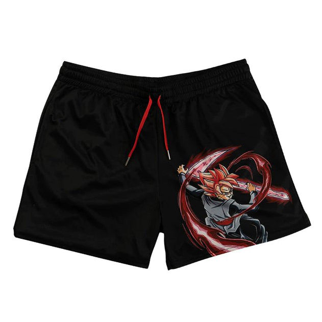 LIMITED DRAGONBALL GOKU BLACK GYM SHORTS