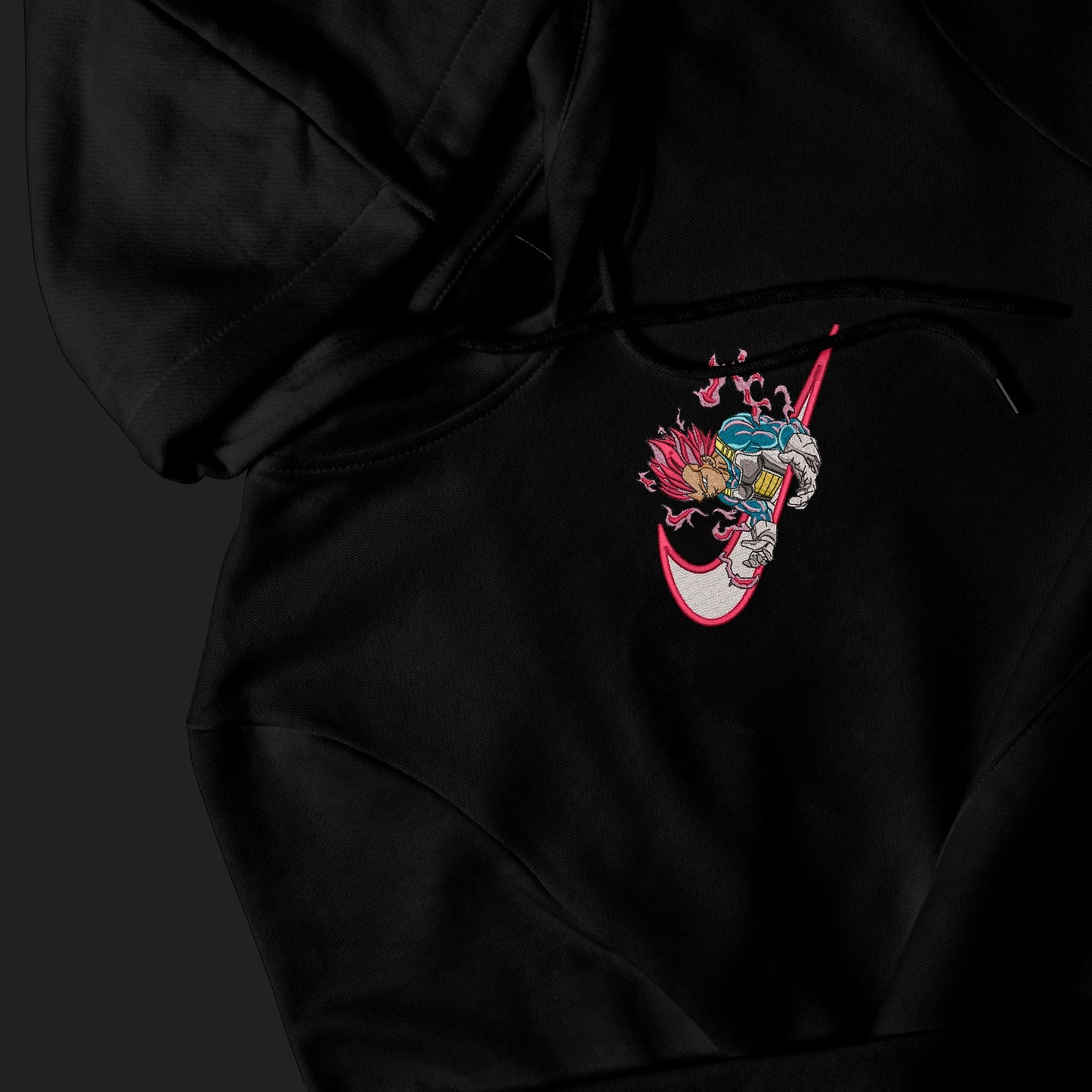 LIMITED DRAGONBALL SUPER ULTRA EGO VEGETA'S RAGE EMBROIDERED HOODIE