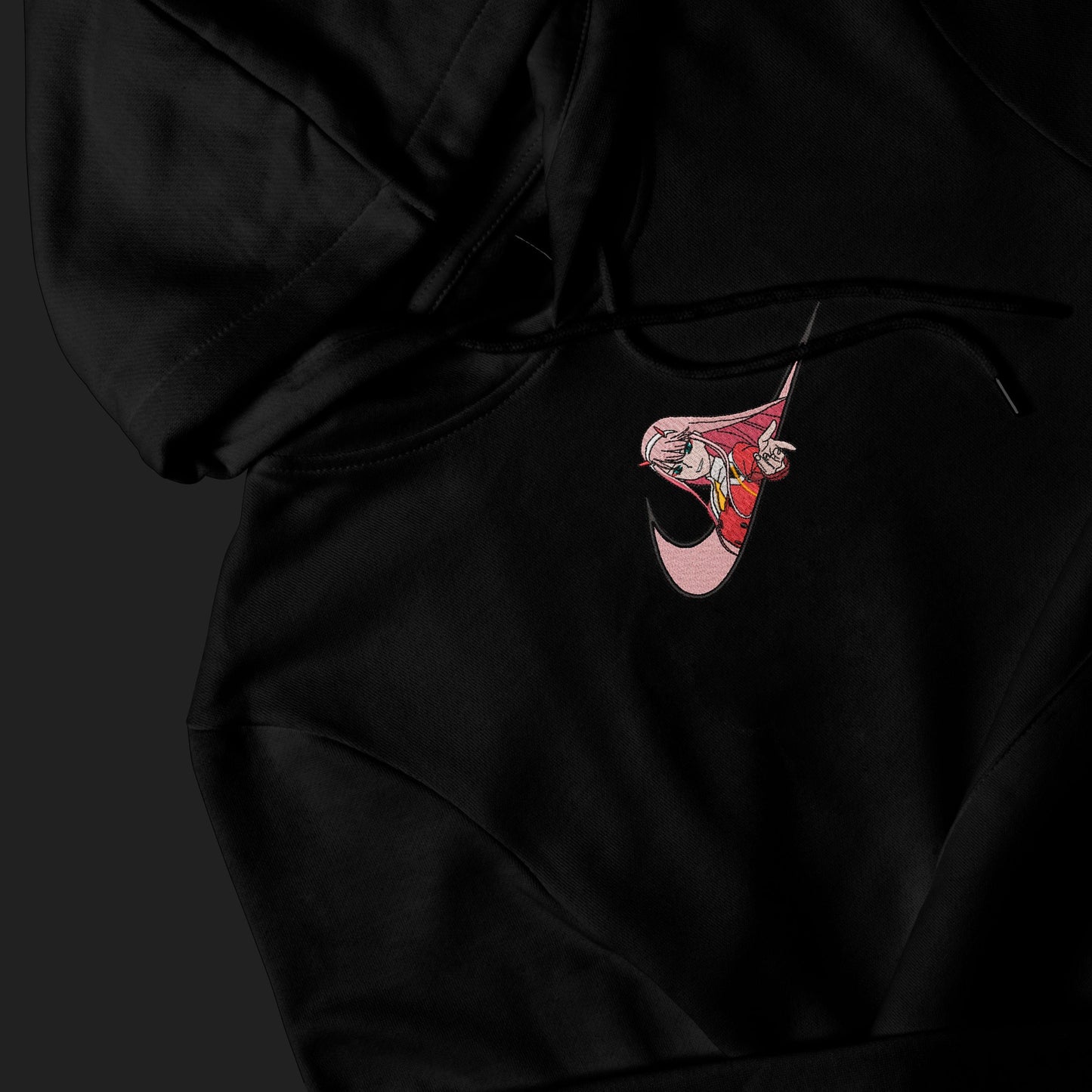 LIMITED DARLING IN THE FRANXX ZERO TWO EMBROIDERED HOODIE