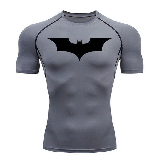 Batman Inspired Athletic Compression Shirt