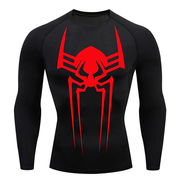 Spiderman 2099 Inspired Athletic Compression Shirt