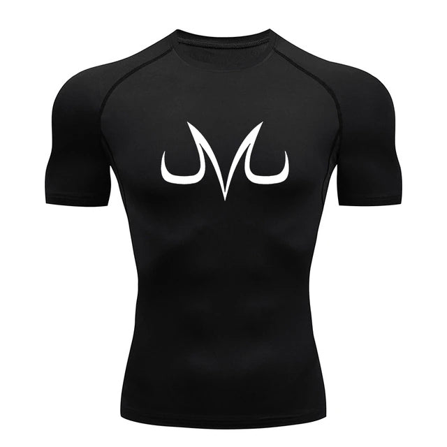 Dragon-ball Inspired Athletic Compression Shirt