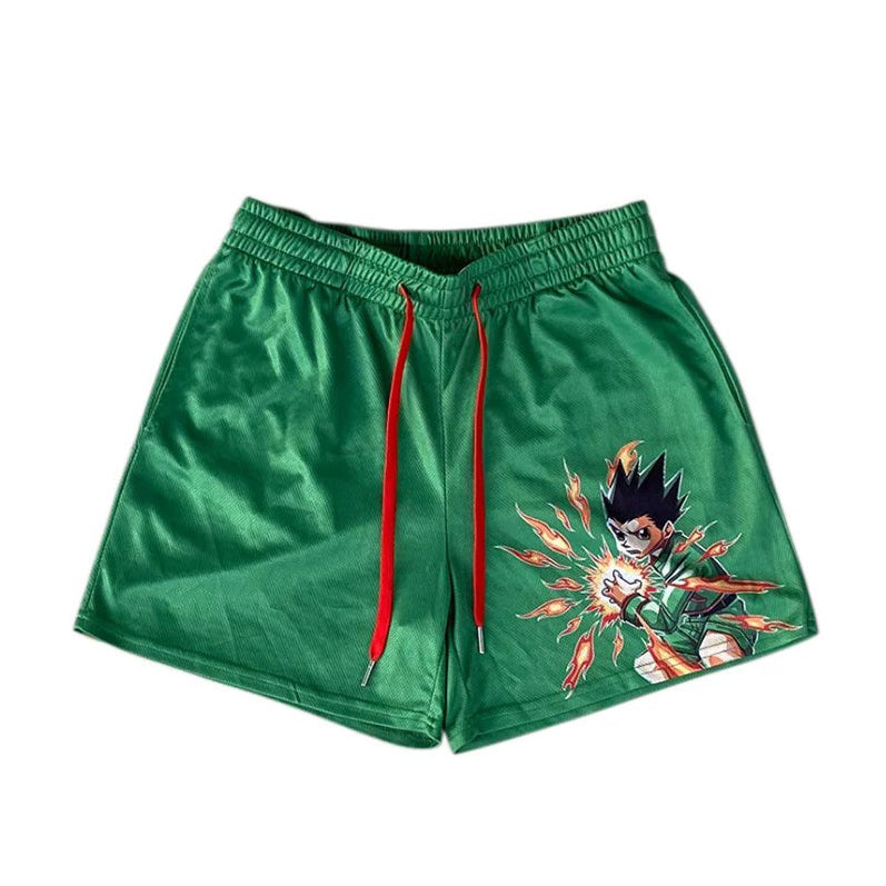 LIMITED HUNTER X HUNTER GON FREECSS GYM SHORTS