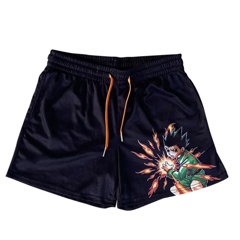 LIMITED HUNTER X HUNTER GON FREECSS GYM SHORTS